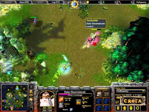 Yumiko and Th000 vs TED and Fly - G3 - WarCraft 3 - WC537