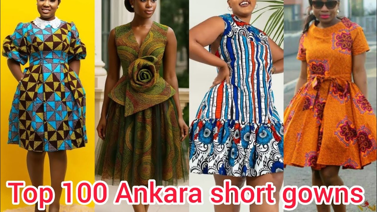 Top 100 Ankara short gown styles for ladies | Ankara shift dresses 2026 | Ankara fashion styles