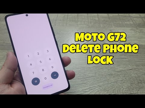 Motorola Moto G72  (XT2255), Delete Pin, Pattern, Password Lock.