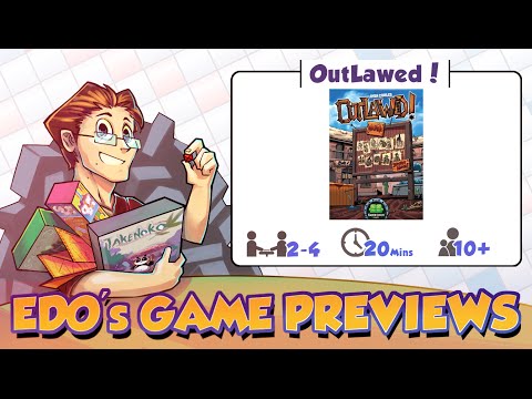 Edo's OutLawed! Card Game Review (KS Preview)
