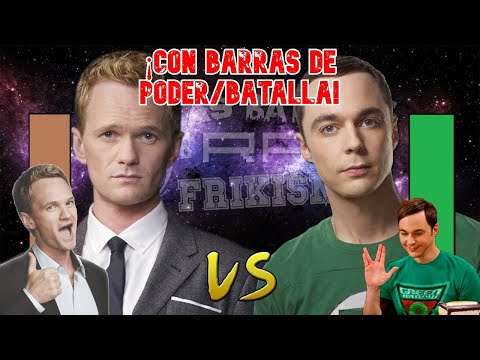 Barney Stinson vs Sheldon Cooper. | CON BARRAS DE PODER | Epicas Batallas de Rap del Frikismo.