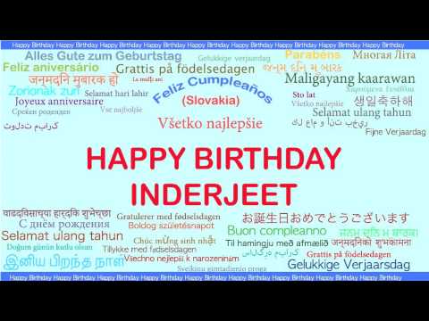 Inderjeet   Languages Idiomas - Happy Birthday