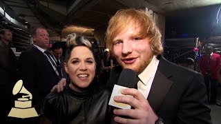 Ed Sheeran | Backstage Interview | 58th GRAMMYs
