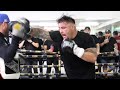 ANDY RUIZ JR'S FULL MEDIA WORKOUT AHEAD OF LUIS ORTIZ FIGHT