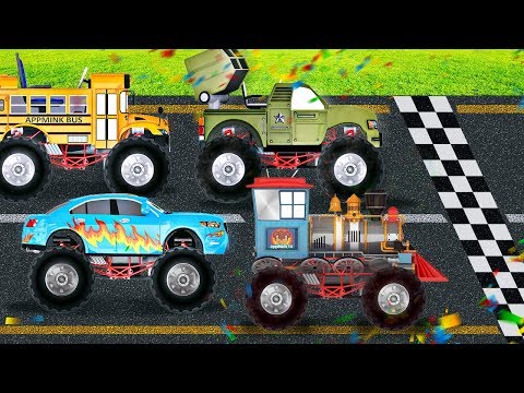 appMink Vehicle Competition Kart Racing Fire Rescue Police Car Bchool Bus 100 min kids video