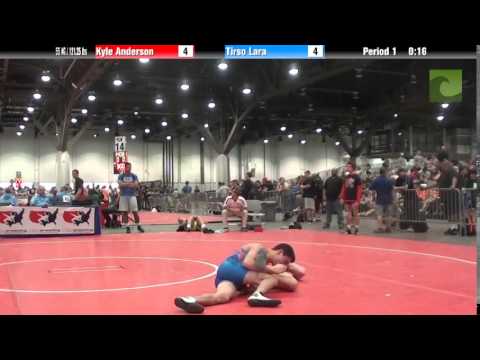 Men 55 KG / 121.25 lbs - Kyle Anderson vs. Tirso Lara
