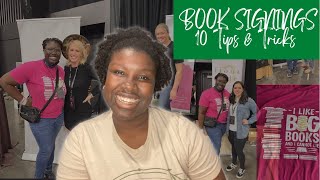 Book Signings  - 10 Tips & Tricks!