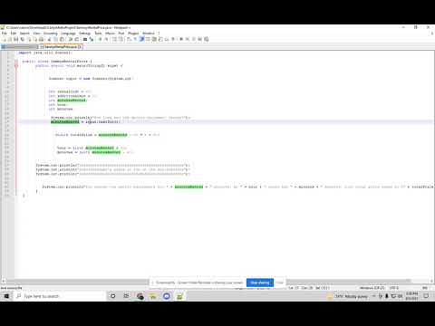 Java Chapter 2 Projects