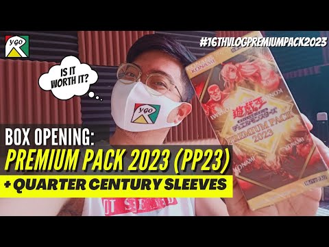 Premium Pack 2023 OCG + Quarter Century Sleeves | Opening Video  遊戯王