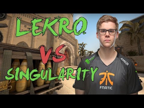 CSGO: POV fnatic Lekr0 vs Singularity (25/9) mirage @ IEM Katowice 2018 EU Qualifier