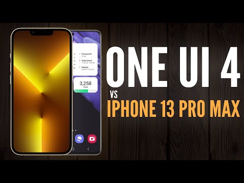 One UI 4 Vs iPhone 13 Pro | One Ui 4 VS iOS 15 - Animations Comparison! and Speed Test