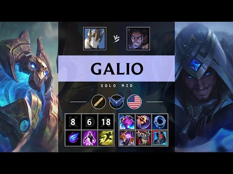 Galio Mid vs Sylas - NA Diamond Patch 25.17