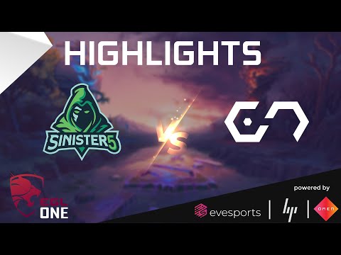 EGL One Dota 2 Season 1 - Sinister 5 vs Energy Esports GRAND FINAL Highlights