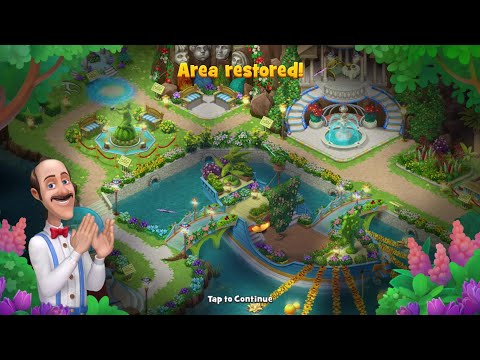 Area Restored - Playrix Gardenscapes New Acres - Garden of Wonders - Day 5 - Android Gampelay