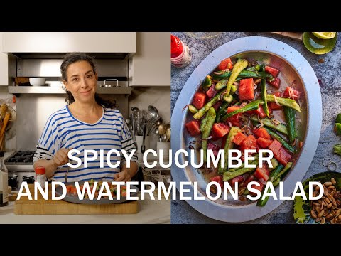 Spicy Cucumber and Watermelon Salad | That Sounds So Good