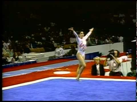 Kristy Powell - Floor Exercise - 1996 Olympic Trials - Women - Day 1
