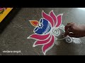 Easy border rangoli designs for festivals | Diwali rangoli | Lakshmi Puja rangoli |Deepavali muggulu