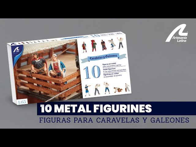 Vídeo relacionado con Artesanía Latina - Set de 10 Figuras en Metal - Modelo 22411F, Escala 1:65 - para Maquetas de Barcos Galeones y Carabelas