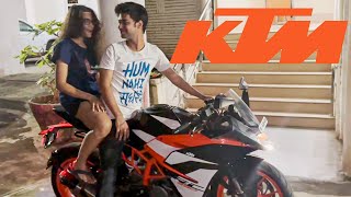 SURPRISING MY GIRLFRIEND WITH KTM RC 390  DREAM CO