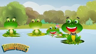 The Little Green Frog song - Rainbow Songs Music Videos for Kids by Howdytoons