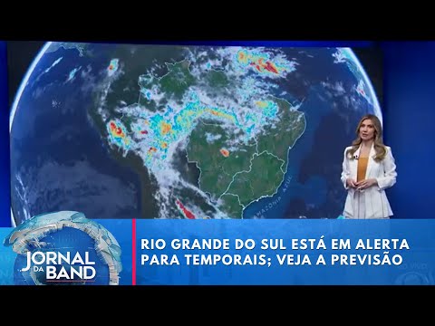 Temporal e alagamentos no Rio Grande do Sul; veja a previsão do tempo | Jornal da Band