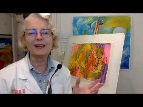 [Alina Witwitzka] Intuitiv Målning: Upprepning #intuitivmålning #alinawitwitzka #kurs #spiritualpainting