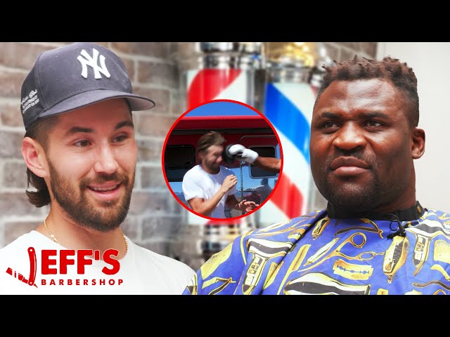 "He is gonna characterize the usfor the Olympics in weightlifting" - Francis Ngannou takes hilarious shot at Jon Jones' bulked physique "He is gonna characterize the usfor the Olympics in weightlifting" - Francis Ngannou takes hilarious shot at Jon Jones' bulked physique "He is gonna characterize the usfor the Olympics in weightlifting" - Francis Ngannou takes hilarious shot at Jon Jones' bulked physique