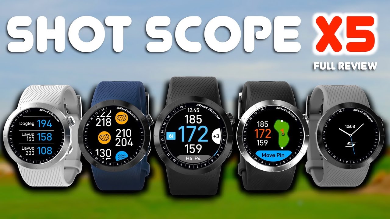Shot Scope X5 GPS Watch — video preview