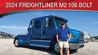 A preview image of the linked video showcasing 2024 Freightliner M2 106 Bolt