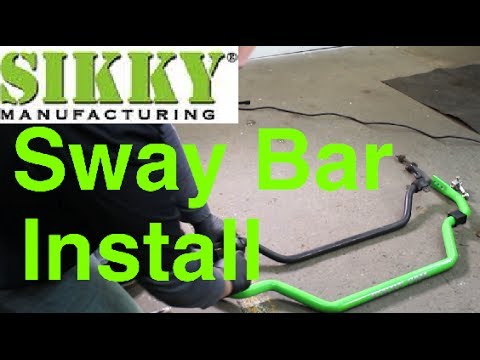 Sway Bar Install | 240sx S13 | SIKKY Manufacturing