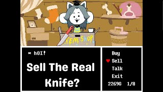 Can You Sell The Real Knife To Temmie?