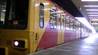 preview picture of video 'Tyne and Wear Metro-Metrocars 4085 and 4055 departing Byker'