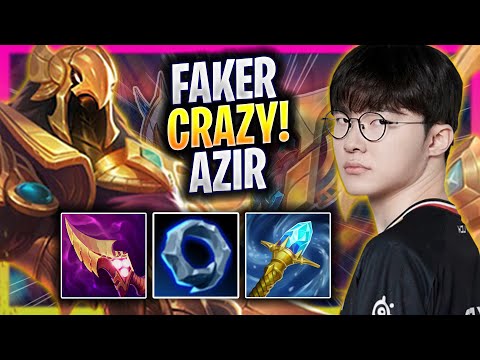 FAKER CRAZY GAME WITH AZIR! - T1 Faker Plays Azir MID vs Yone! | Season 2025