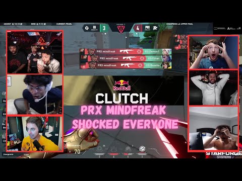 Valorant Community reacts to PRX Mindfreak Nasty Aim 1vs3 Clutch