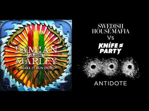 SHM vs. Knife Party - Antidote w/ Skrillex ft. Damian Marley - Make It Bun Them (Acapella)