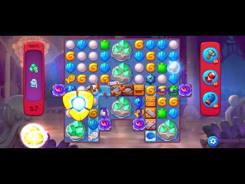 Fishdom Hard level 10875 no boosters フィッシュダム ハード