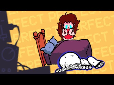 Results Screen but Boyfriend Missed the Bed (FNF Animation)
