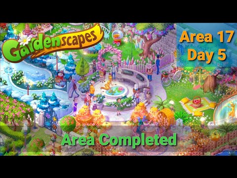 Area Completed | Area 17 Day 5 | Playrix Gardenscapes