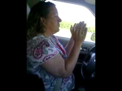 Me and my crazy mom going down the street jammin