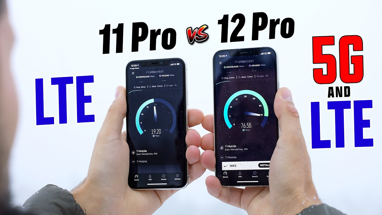 iPhone 12 5G/LTE vs 11 Pro LTE - Real World Comparison!