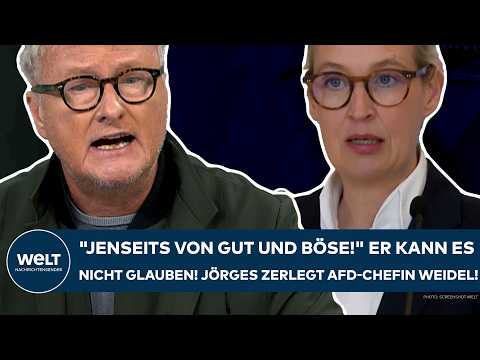 ALICE WEIDEL: "Jenseits von Gut und Böse!" Er kann es nicht glauben! Jörges zerlegt die AfD-Chefin!