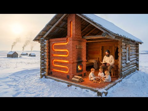 He Bricked Up His Own Fireplace — Until One Handful of Wood Heated His Cabin for Two Days