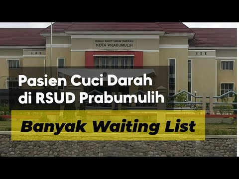 Pasien Cuci Darah di Prabumulih Waiting Listnya Banyak