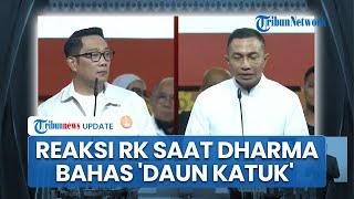 Reaksi RK saat Dharma Singgung Daun Katuk Ketika Bahas Solusi Ibu Bekerja Beri ASI Ekslusif