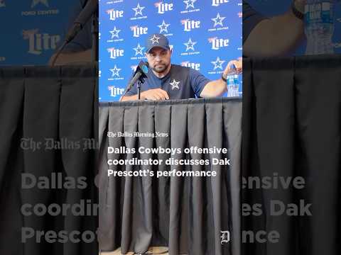 Cowboys offensive coordinator Klayton Adams discusses Dak Prescott dallascowboys