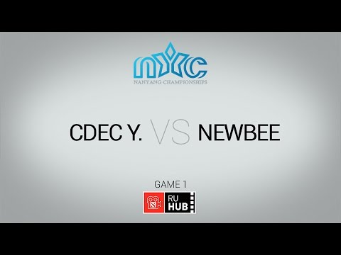 CDEC.Y - NewBee, game 1, Nanyang Championships