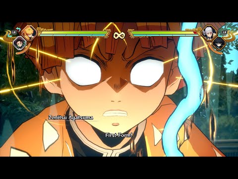 Zenitsu Agatsuma - All Ultimate Attacks - Demon Slayer 2 (4K 60fps)