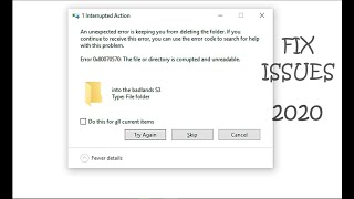 How to Delete Corrupted files in Windows!