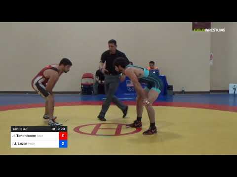 2018 Marine Corps US Open/Senior Men's Freestyle 65 Con 16 #2 - Jake Tanenbaum (CARTC) Vs. Joey La