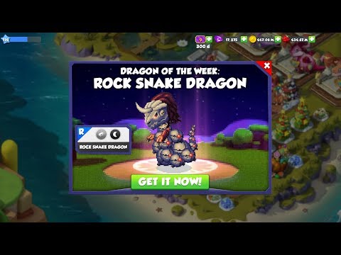 #DML How to breed Rock Snake Dragon - Dragon Mania Legends
